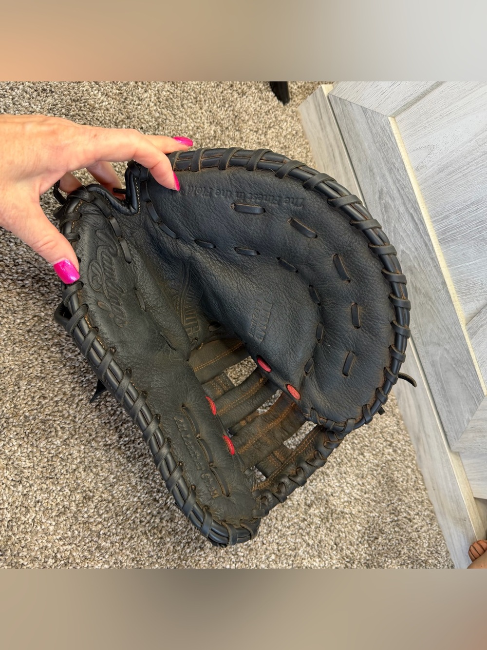 Rawlings Renegade 12.5" Baseball First Base Mitt: RFBMB - Picture 6 of 14